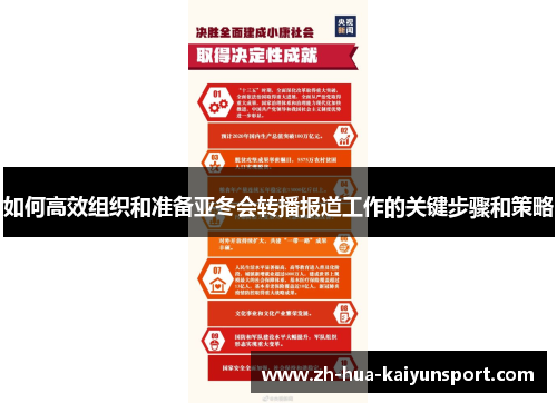 如何高效组织和准备亚冬会转播报道工作的关键步骤和策略
